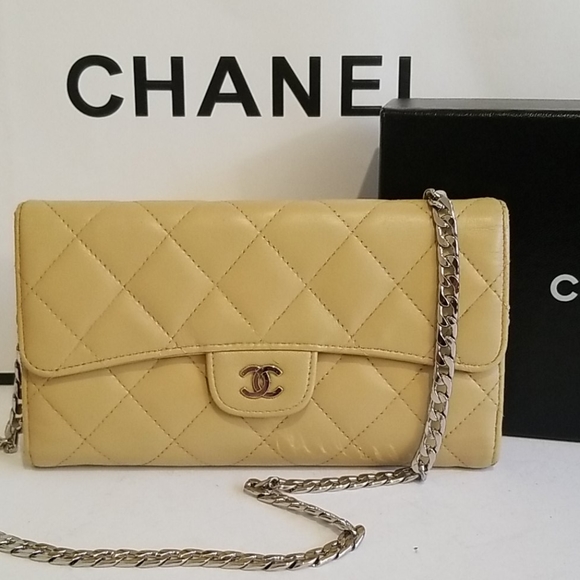CHANEL Handbags - Chanel Matrasse Large 2Tone Clutch Crossbody Purse